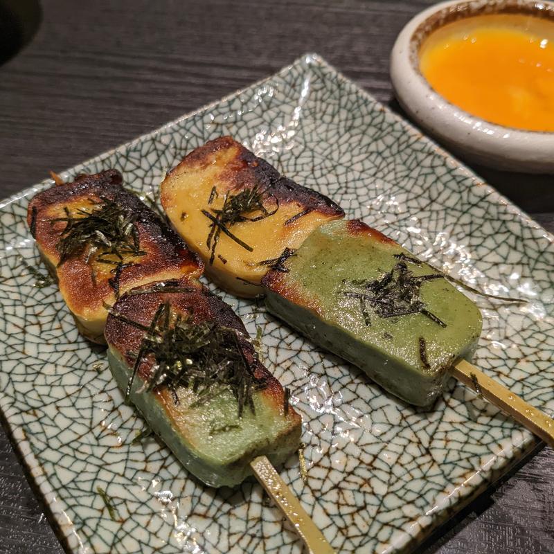 生麩の焦がし正油串(鳥酎　はなれ飯田橋店)