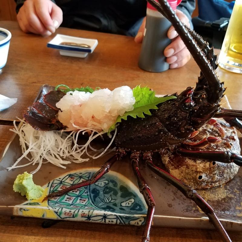 伊勢海老のお刺身(青木さざえ店 )