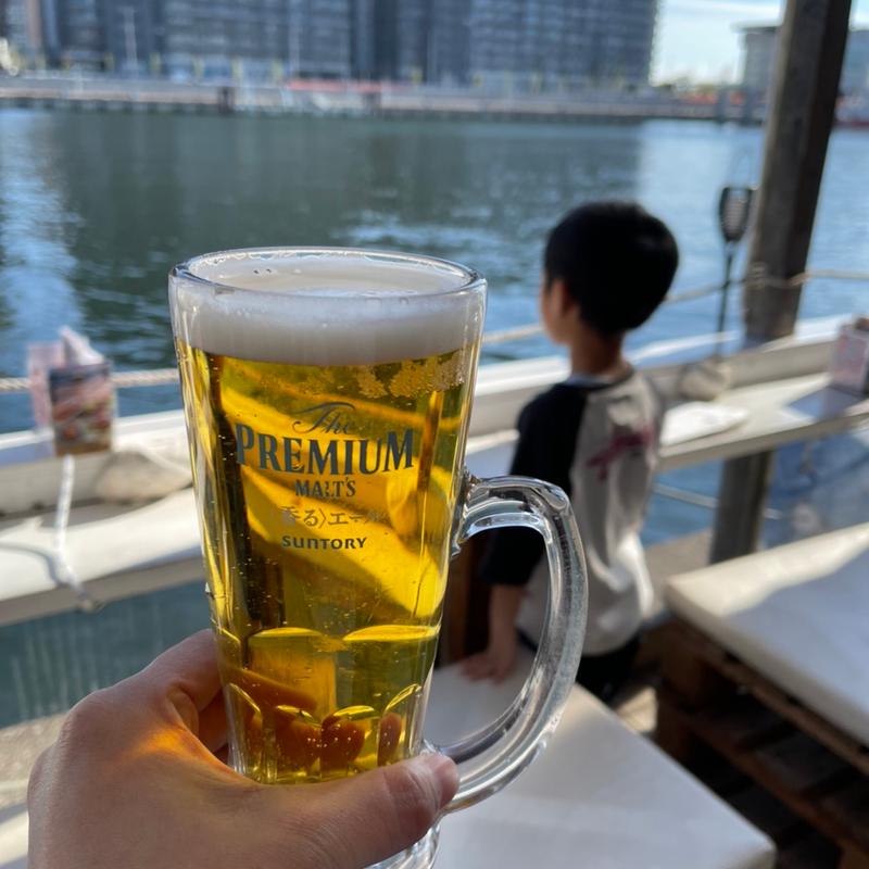 サントリー　プレミアムモルツ香るエール(マグロ卸のマグロ丼の店 )