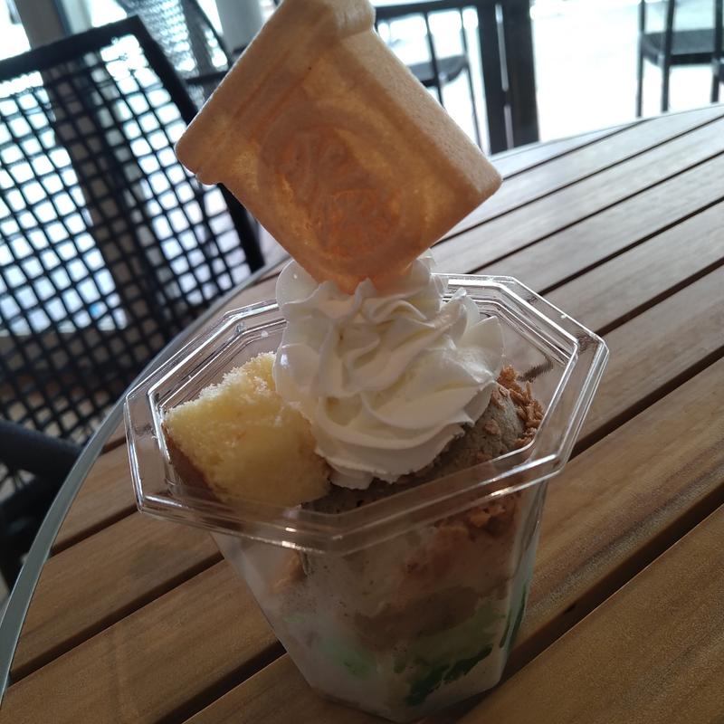 抹茶食べ比べパフェ(ななや（ふじのくに茶の都ミュージアム）)