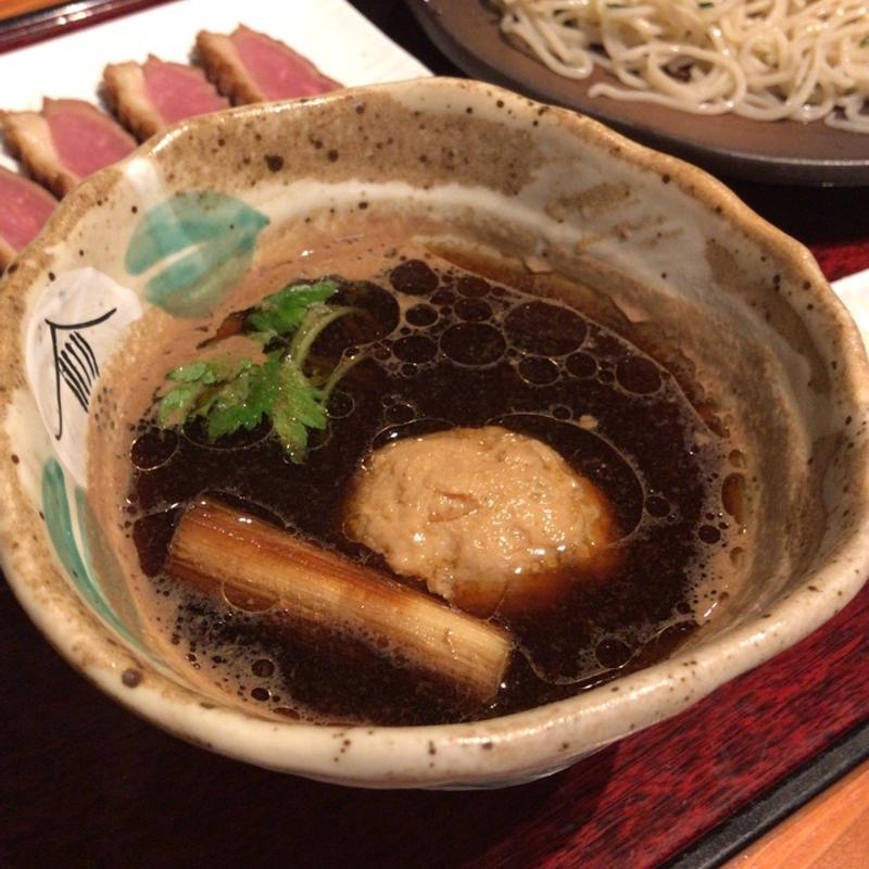 極鴨だしせいろ(そば季寄 季作久)