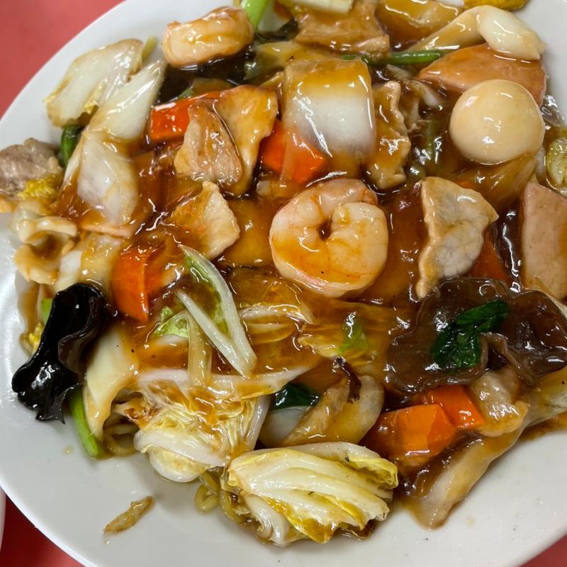 五目焼きそば(三久飯店)