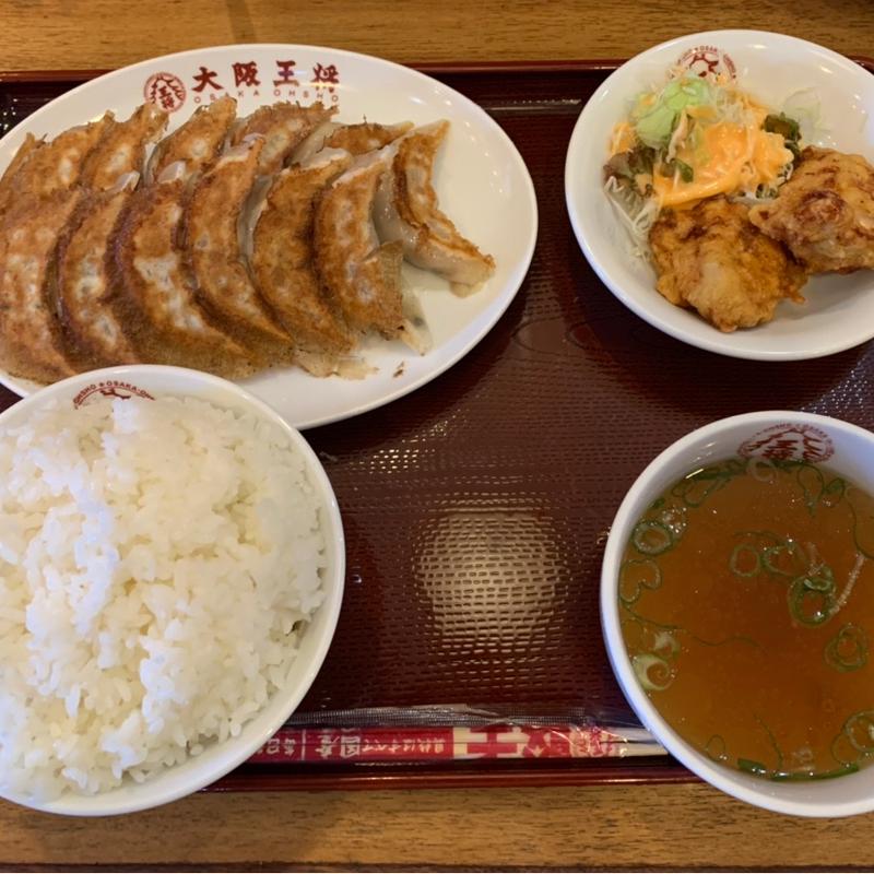 餃子定食(大阪王将 西風新都店 )