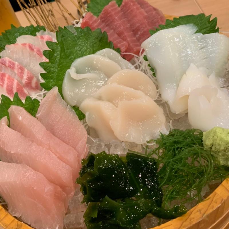 刺身盛り合わせ(源ちゃん 両国江戸NOREN店)