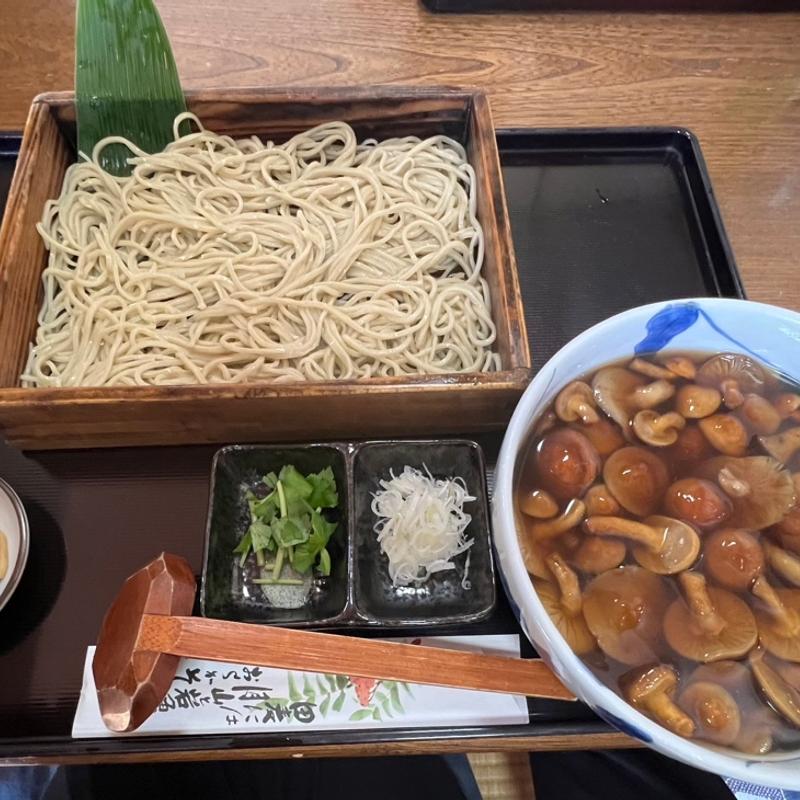 なめこそば(そば処 ななかまど亭・民宿 田麦荘)