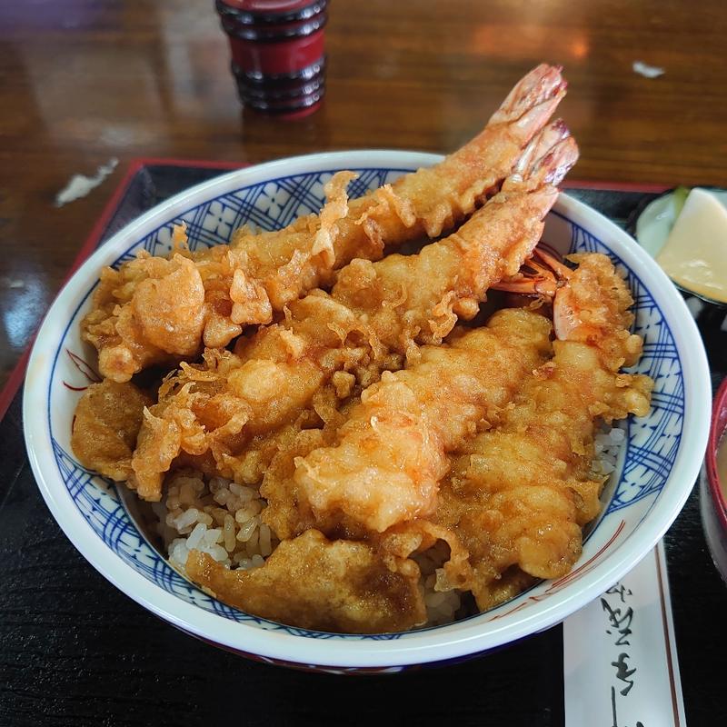 海老天丼(ほたて )