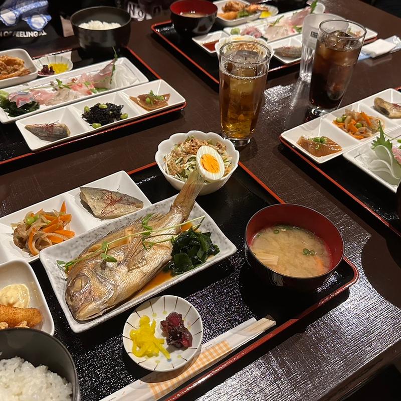 家島煮魚御膳(ドリンク付き)(笑酒屋ひろくん)