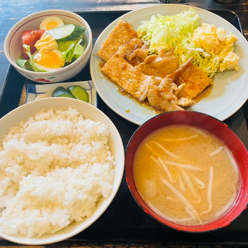 豚しょうが焼き定食(入谷食堂 )