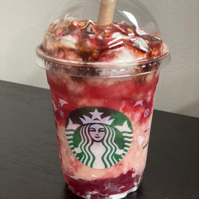 ストロベリー＆ベルベットブラウニーフラペチーノ(スターバックス コーヒー 町田金森店)