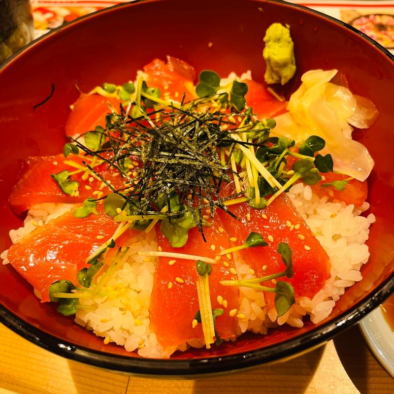 ランチ漬けちらし(鮨処西鶴 上野店)