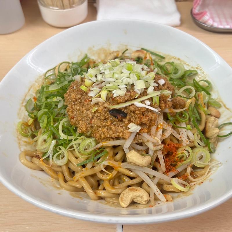 汁なし坦々麺(ラーメン たぬき屋)