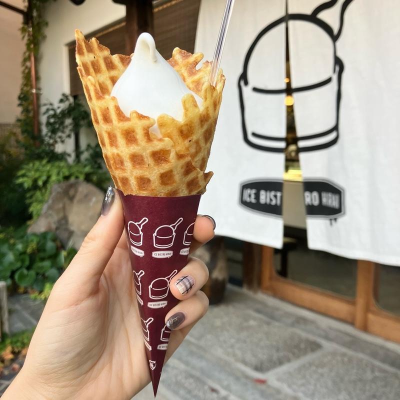 ミルクソフトクリーム(アイスビストロ ヒライ)