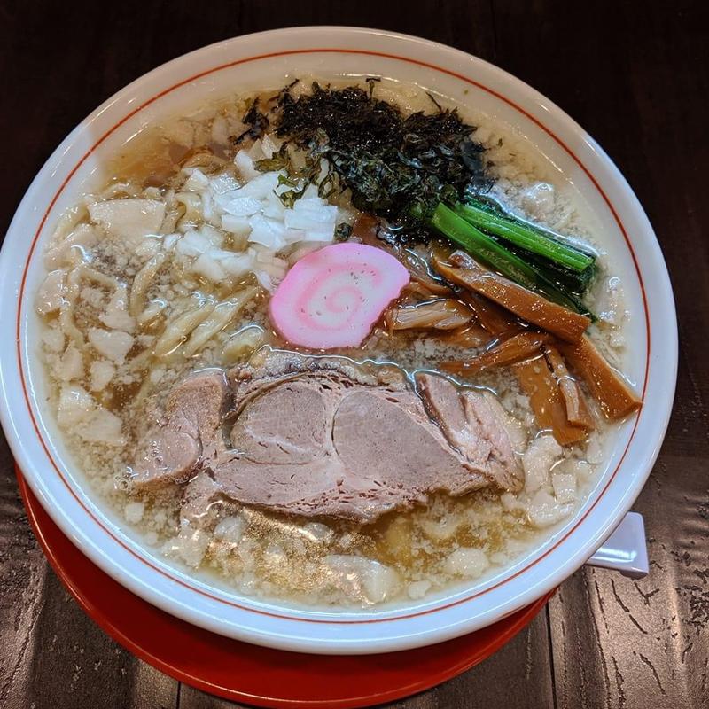 背脂煮干し中華そば 塩(まるふじ食堂)