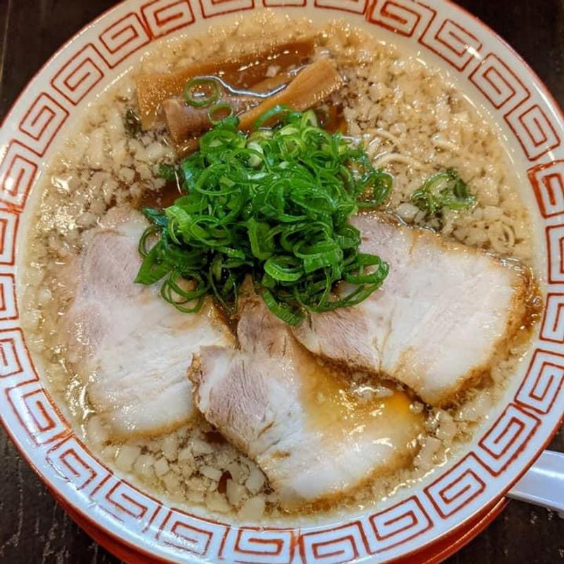 京都風背脂中華そば(まるふじ食堂)