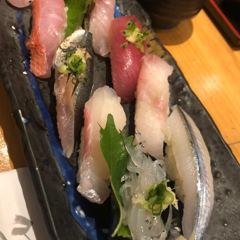 今が旬のにぎり(すし魚菜かつまさ)