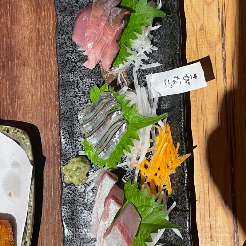 刺身おまか3種盛り(旬鮮酒場 NOBU)