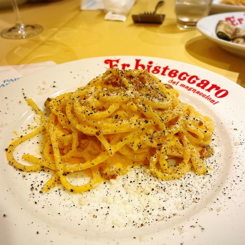 スパゲッティ カルボナーラ(エル ビステッカーロ デイ マニャッチョーニ)