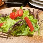 野菜だらけのサラダ（ハーフ）(炭火やきとワインIZAKAYA シャルボン)