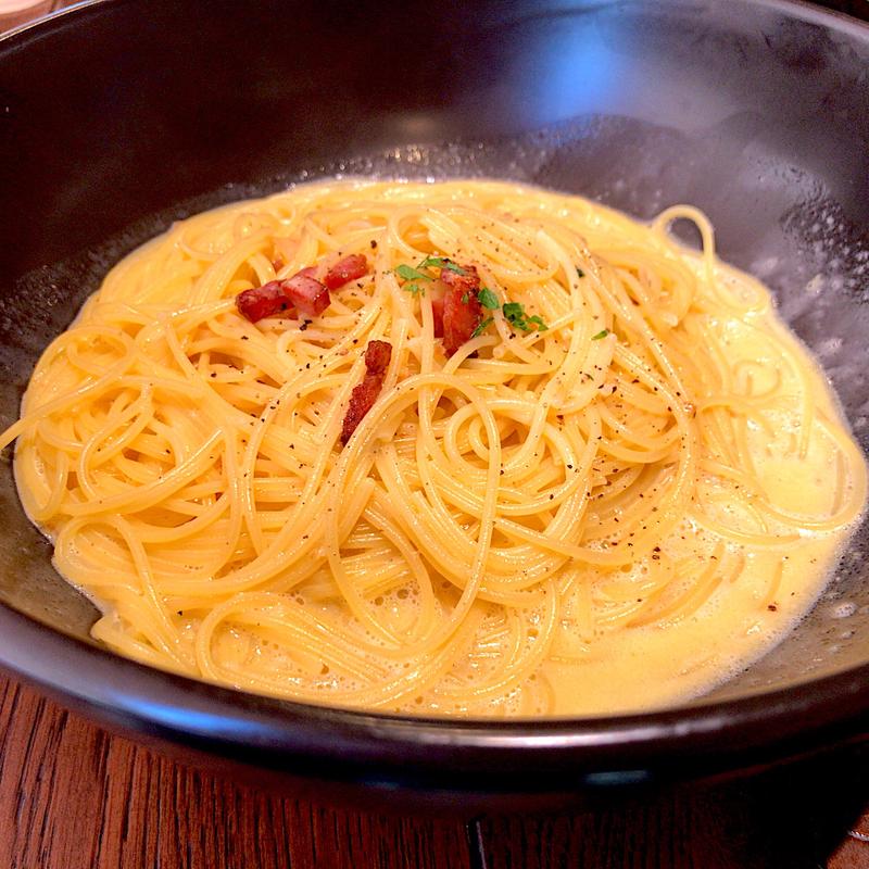 カリカリベーコンのクリーミーカルボナーラ(すぱじろう 名古屋ゲートタワー店)