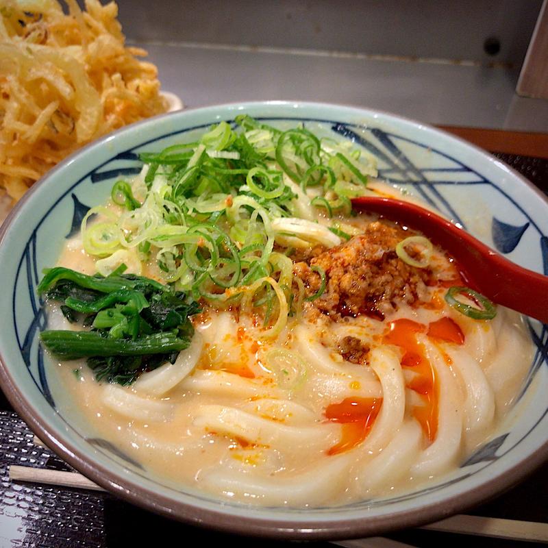 うま辛 担々うどん 並(丸亀製麺ララガーデン長町)