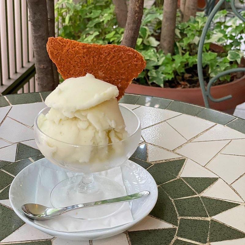 メゾンジブレーさんの巨峰のジェラート(CAFE FACON （カフェ ファソン）)