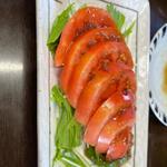 トマトのサラダ(あみ焼き 鶏料理 のぼやん 松阪田村店)