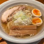 らーめんmacro(煮玉子トッピング)(人類みな麺類東京本店)