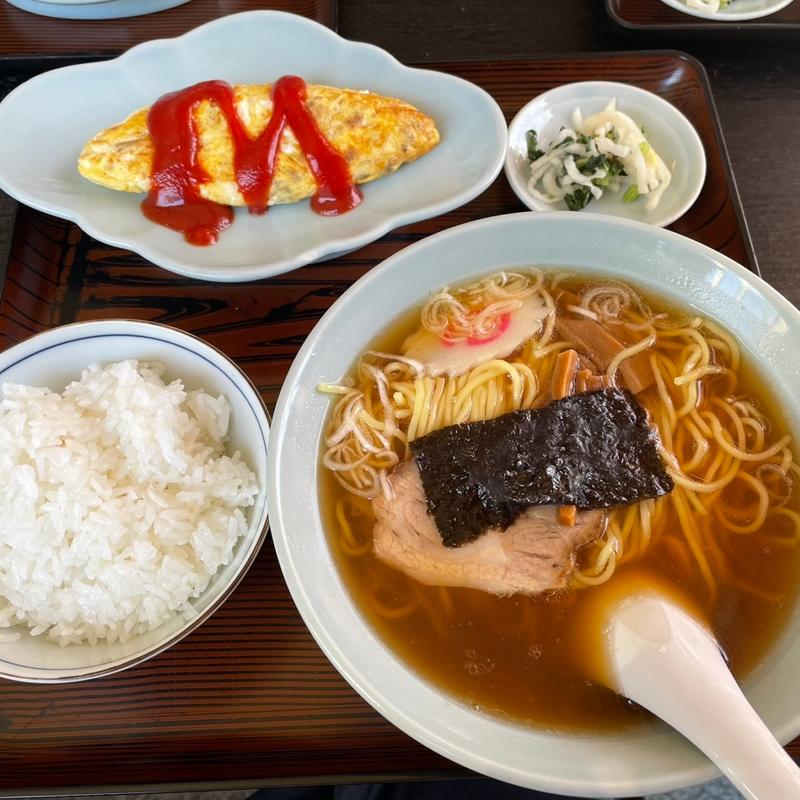 オムレツラーメンセット(大栄軒 )