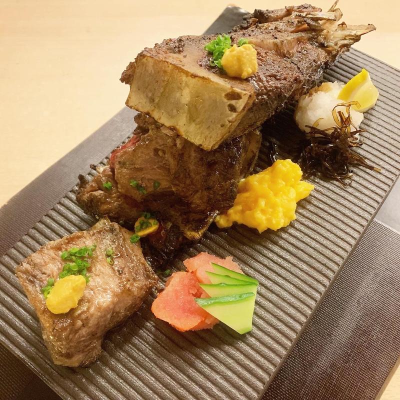 名物 本鮪トロヒレ炙り(和門おく山)