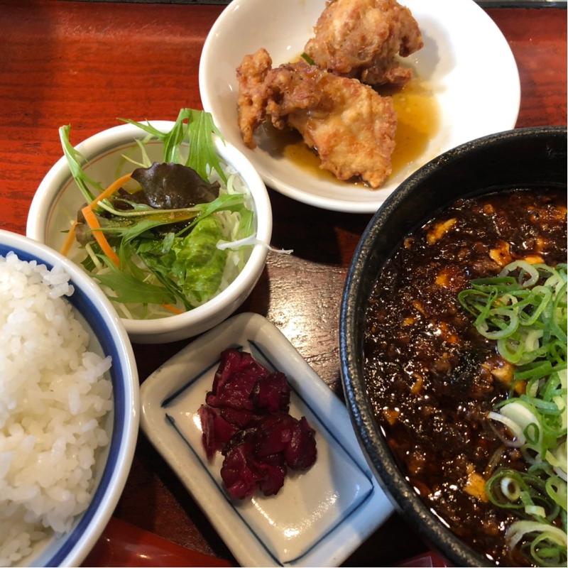 麻婆豆腐定食(さいか亭)