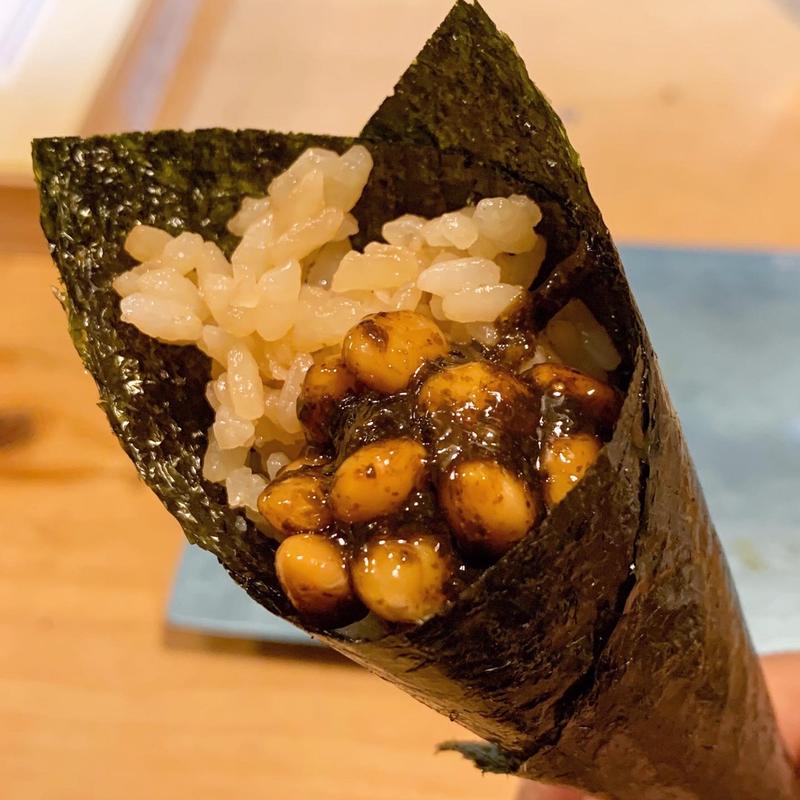 納豆手巻き(みこ寿司)