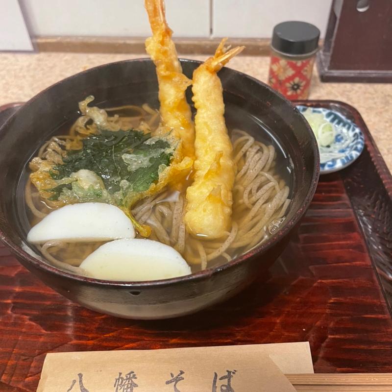 天ぷらそば(八幡そば)