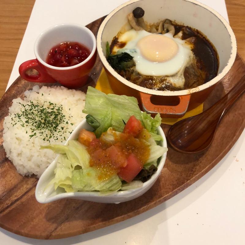 デミ玉ココットハンバーグランチ(ココス 扇店)