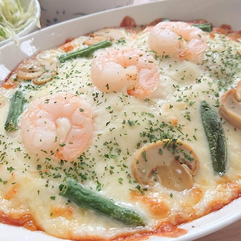 ぷりぷりえびドリア(ラ・タベルネッタ・アッラ・チヴィテッリーナ)