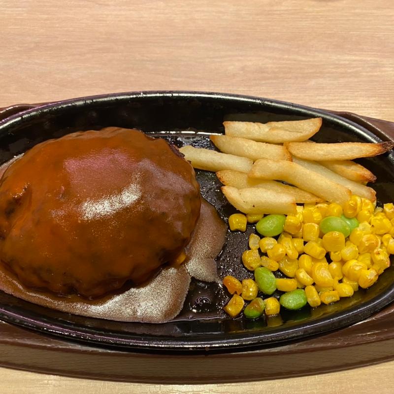 チーズINハンバーグ(ガスト 文の里店)