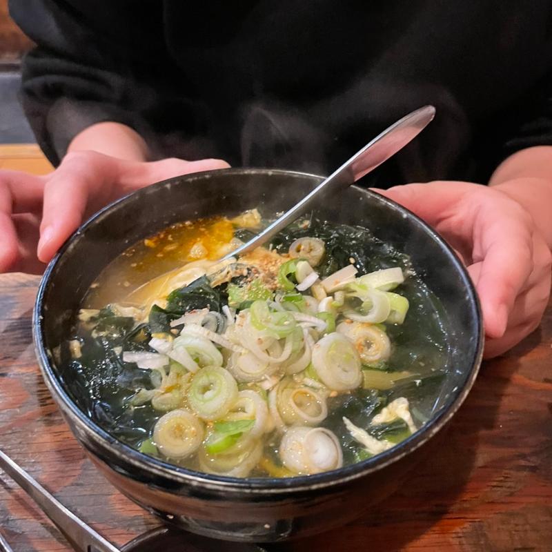 わかめクッパ(炭火焼肉 仁)