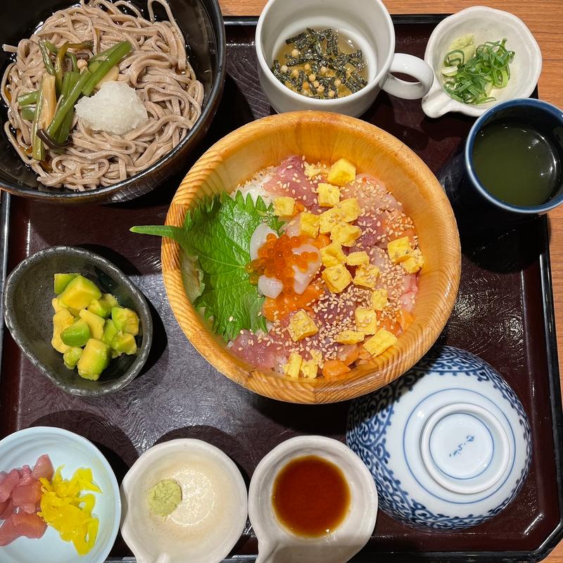 四六彩りおひつごはん　小冷そばセット(おひつごはん四六時中 LINKS UMEDA店)