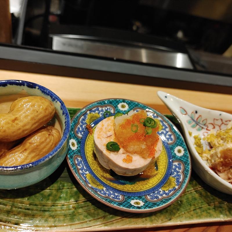 酒肴3種盛り(角打ち割烹　三才)