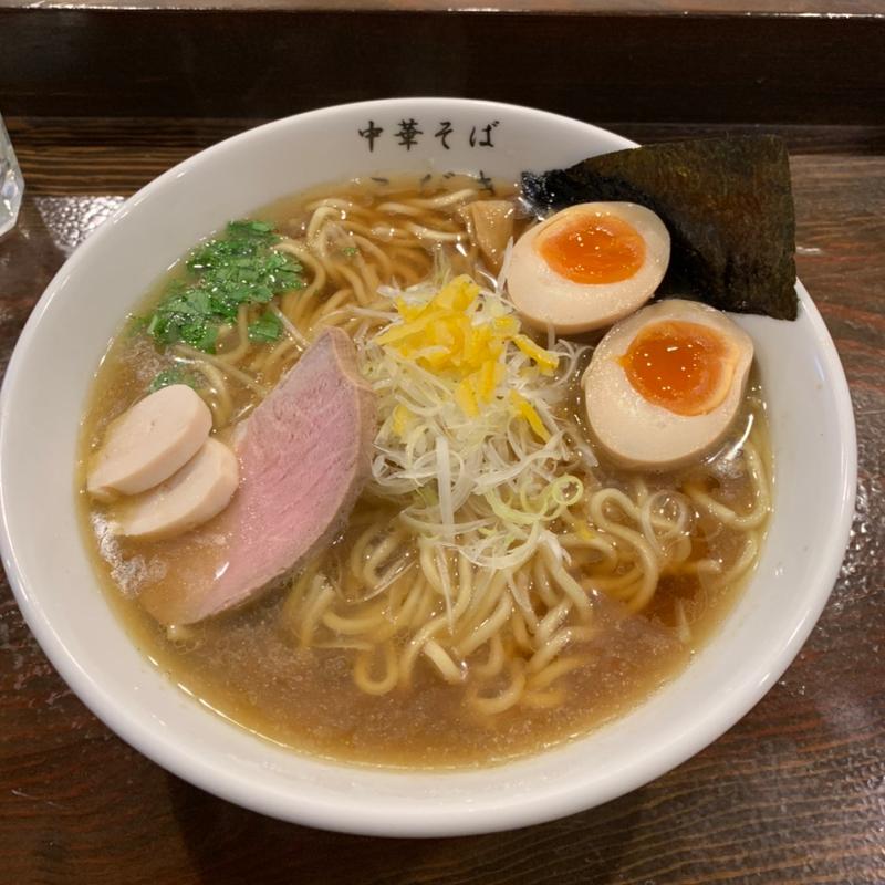 味玉煮干しラーメン(中華そば こびき )