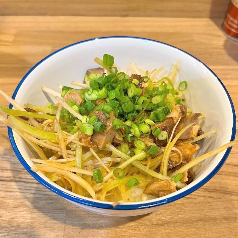 ミニネギチャー丼(中華そば 獅子亭)