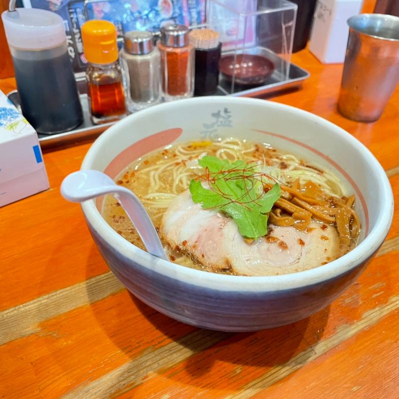 天然塩ラーメン(八尾塩元帥)