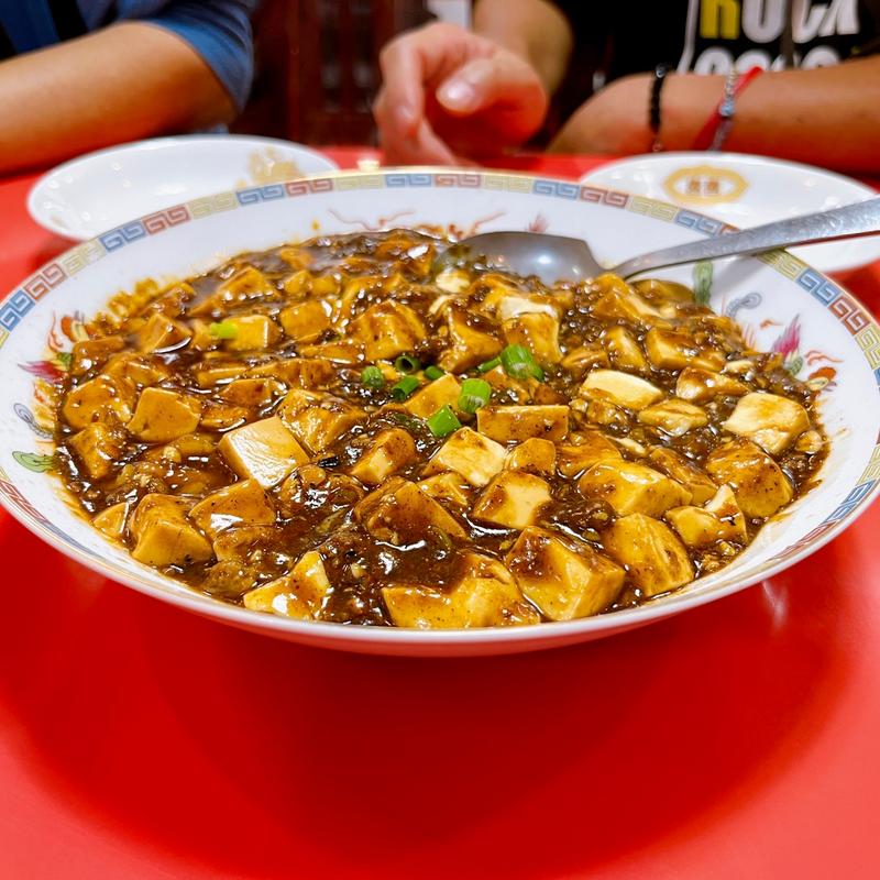 チーズマーボ豆腐(かつ屋 寒梅亭)