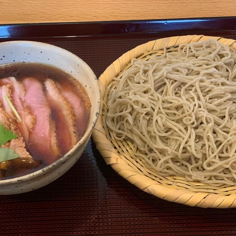 鴨南蛮そば(蕎麦切り わたなべ)