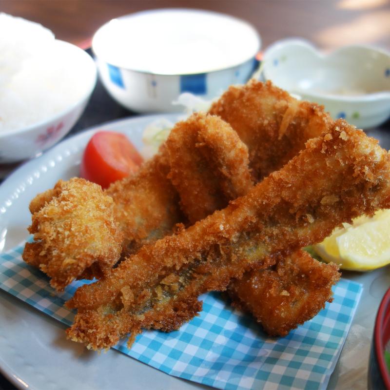 アナゴフライ定食(六本松食堂)