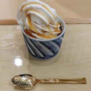 mochiたれソフトクリーム　みたらし(もちやカフェ)