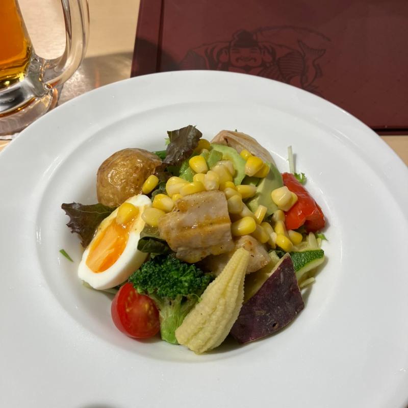 メインディッシュサラダ(ヱビスバー 札幌アピア店 (YEBISU BAR Sapporo Apia))