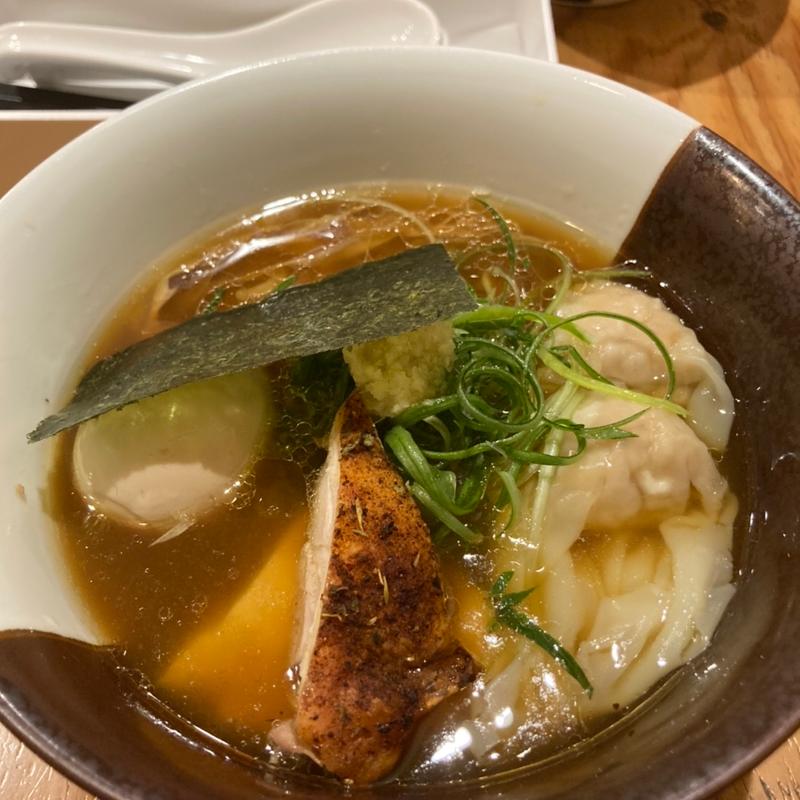 特製鶏醤油らーめん(黄金拉麺『鶏のおかげ』 八王子みなみ野店)