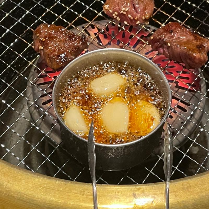 ニンニクホイル焼き(焼肉バンバン東武練馬駅前店)