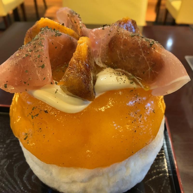 黒あまの柿氷(かき氷 氷連)