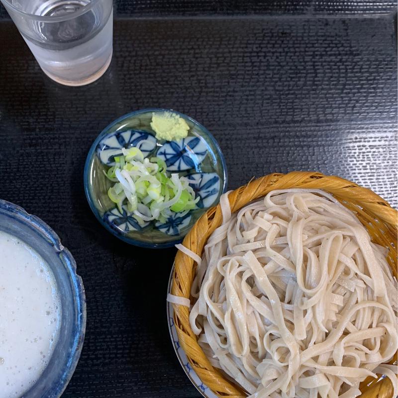 とろろそば(そば処　鳩美 （はとみ）)